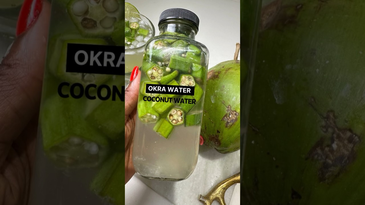 Okra Water or Coconut Water? #shortscreator #shorts #okrawater